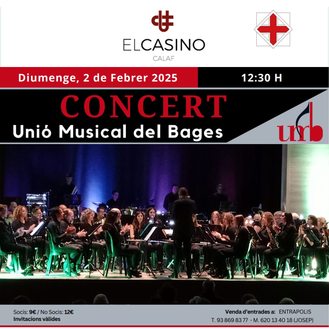 Concert al Casino de Calaf